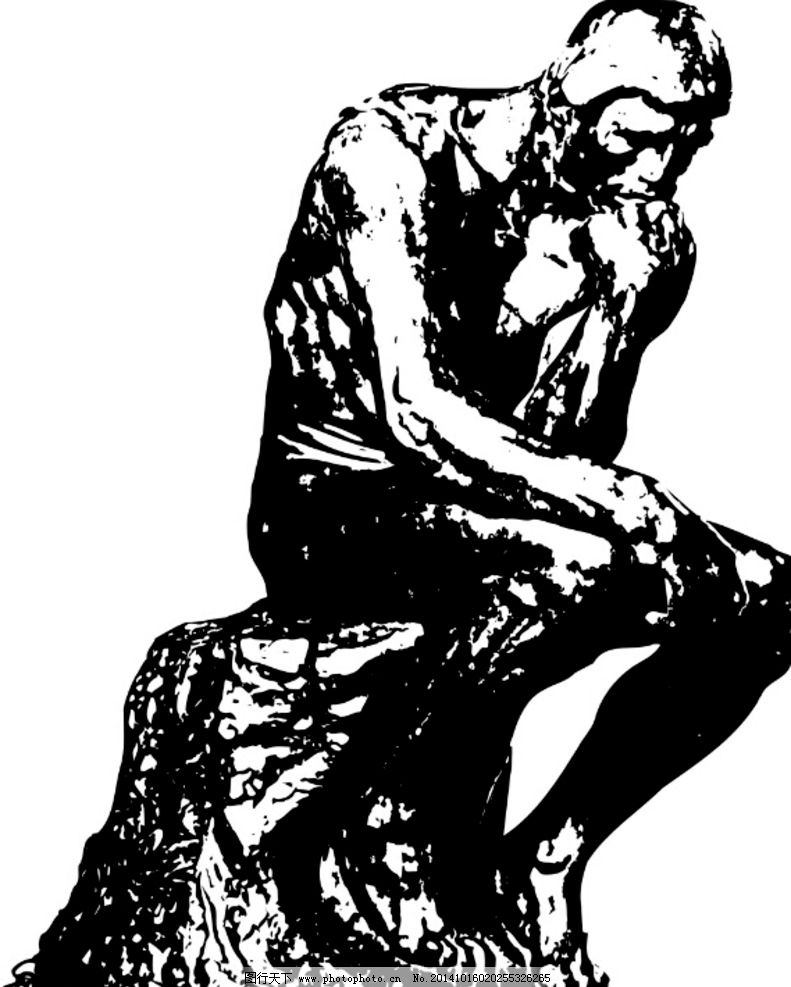 思考者图片