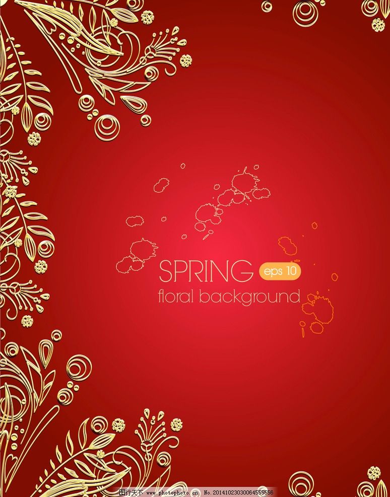 金色花边边框 古典 红色边框 花纹边框 简约边框 背景 古典背景