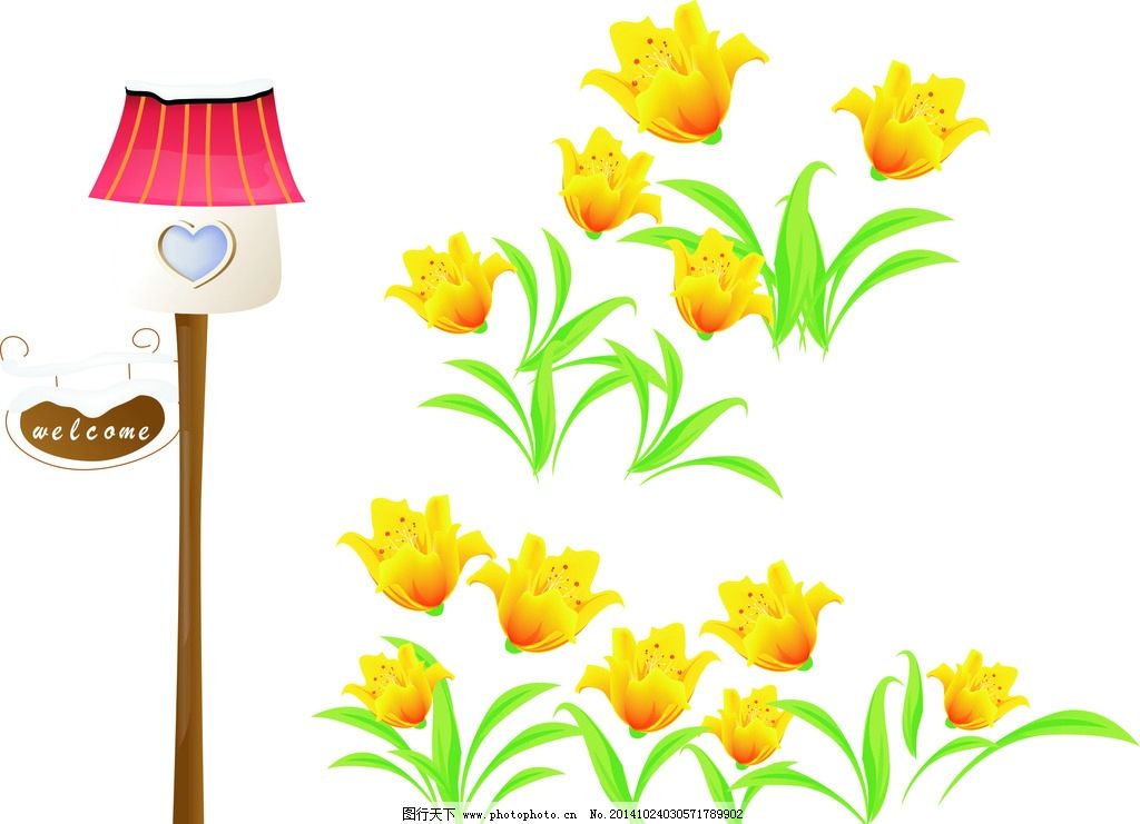卡通装饰素材 可爱 素材 矢量图 卡通装饰 卡通 矢量 创意 时尚 可爱卡通 儿童素材 幼儿园素材 卡通素材 矢量素材 装饰素材 卡通房子 小房子 矢量房子 小鸟的窝 鸟窝 花朵 卡通花朵 矢量花朵 黄色花朵 手绘花朵 花朵素材 房子素材 设计 广告设计 卡通设计 CDR