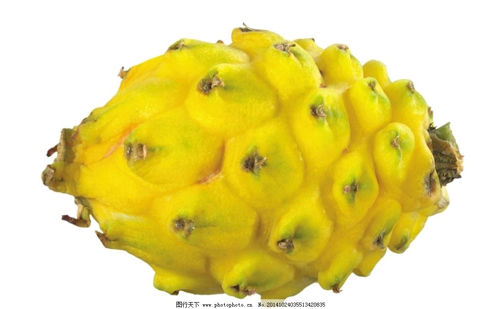 黄色像火龙果的水果-黄色和红色的水果