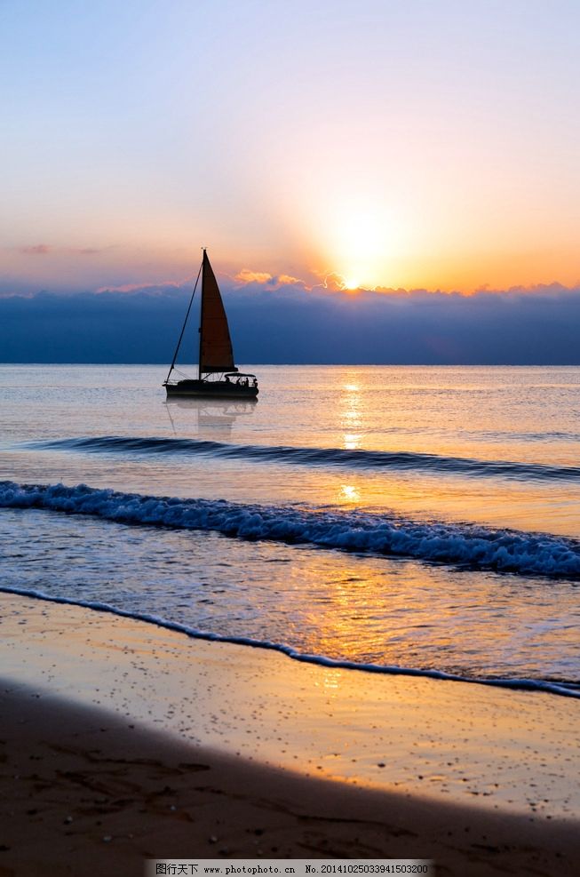 唯美 大海-唯美夕阳大海图片