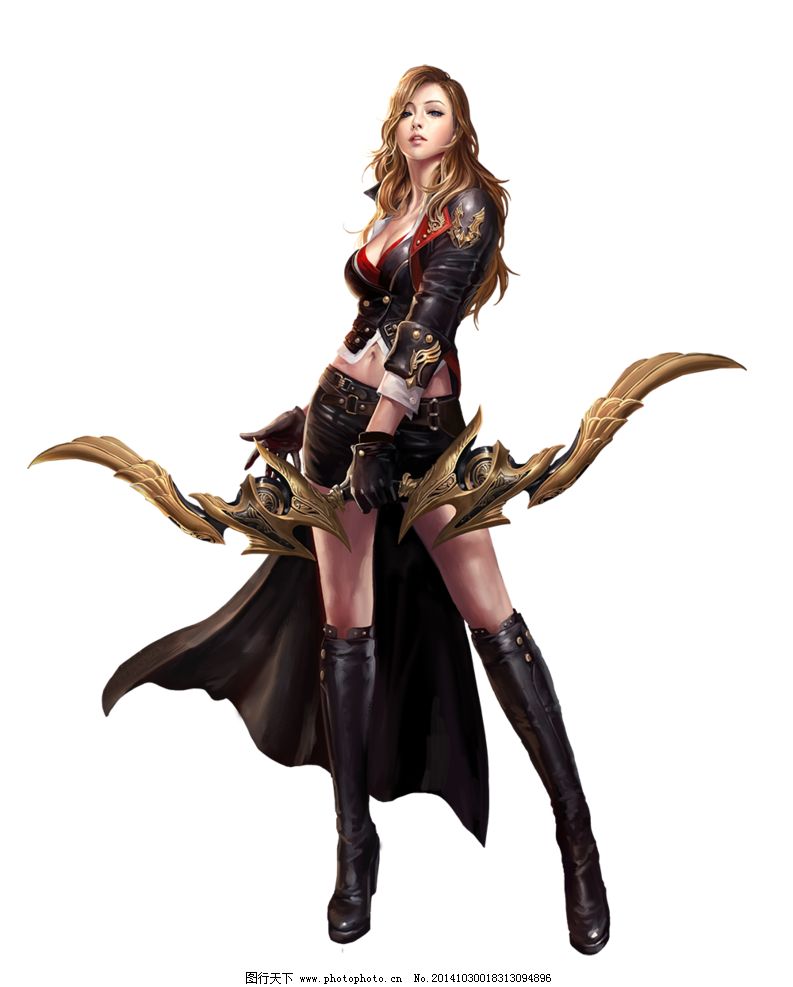 3d游戏人物 原画|国外原画设计师精美3d人物建