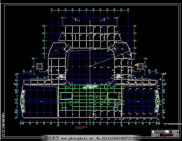 CAD单位建筑平面图