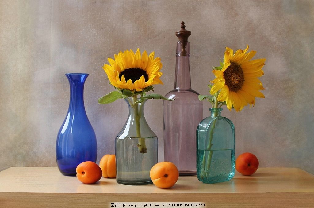 数码静物油画图片