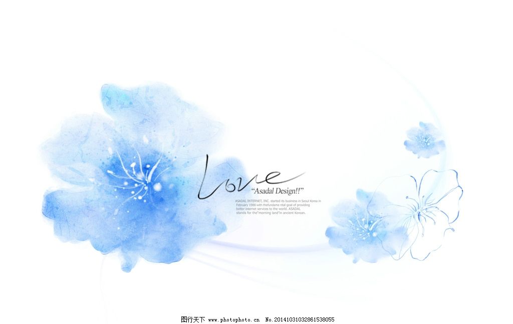 水彩手绘清新淡雅背景图片