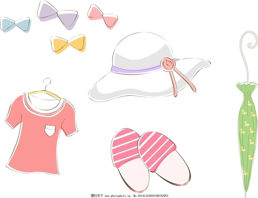 粉色儿童衣服卡通免抠图片_装饰图案_设计元素-图行天下素材网
