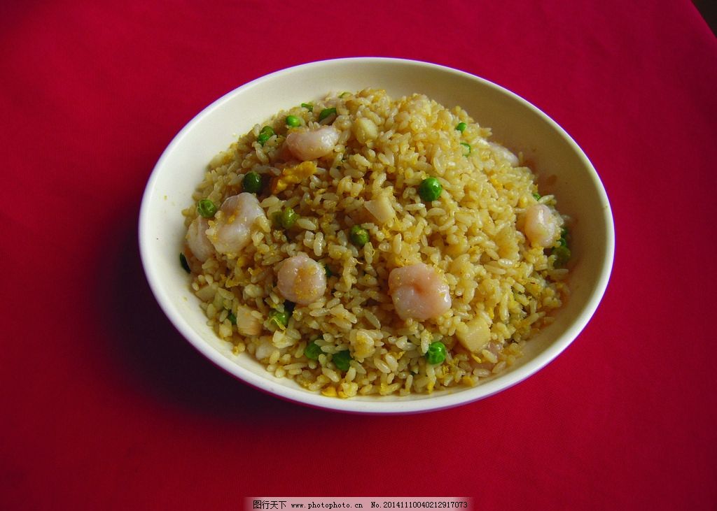 虾仁蛋炒饭图片