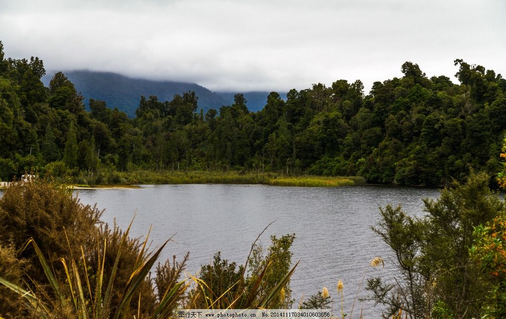 新西兰 马修森湖图片,旅游胜地 风景壮丽 自然景