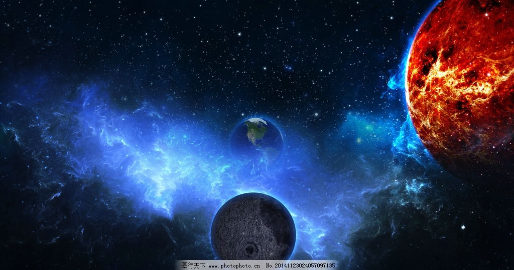 太阳,月亮,地球各自哈哈大笑,猜一成语