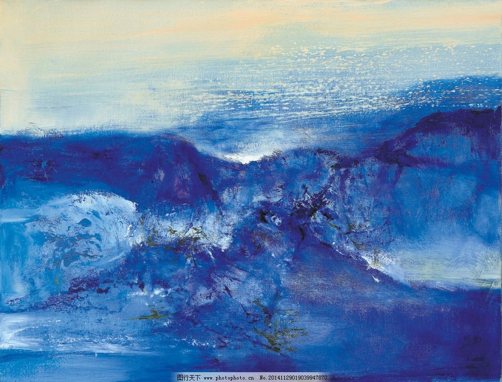 赵无极抽象油画简约欧选什么牌子好 同款好推荐