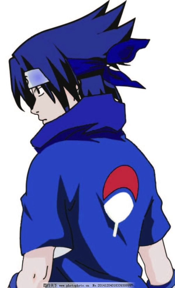 火影忍者 动漫 宇智波佐助图片