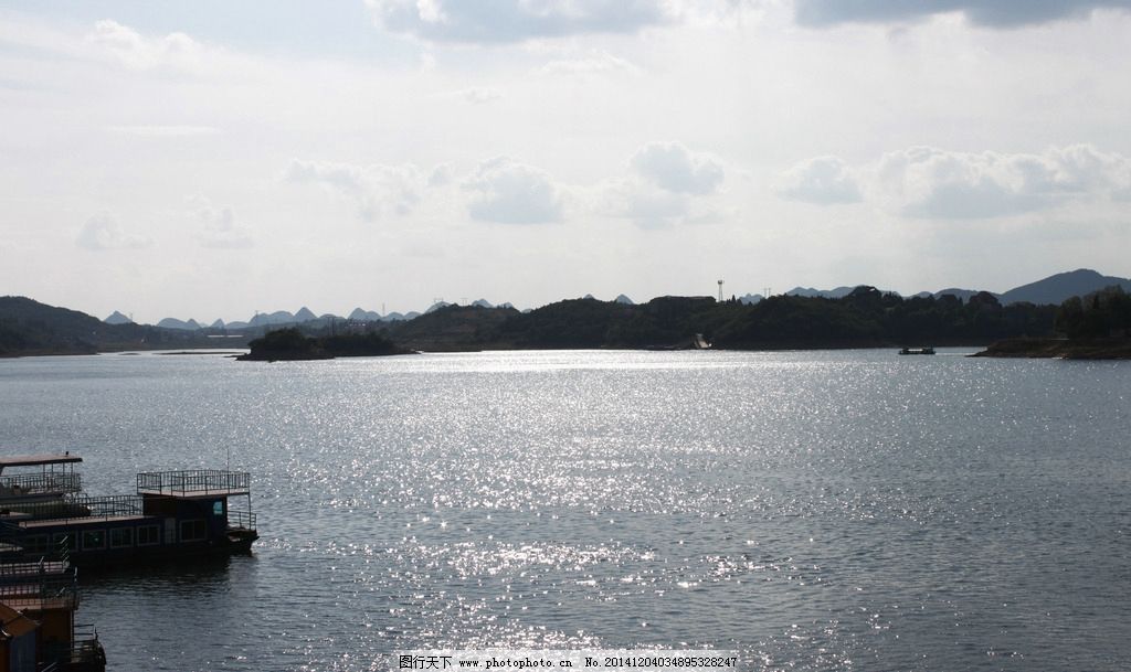 红枫湖 湖水 海天 摄影 风景区图片