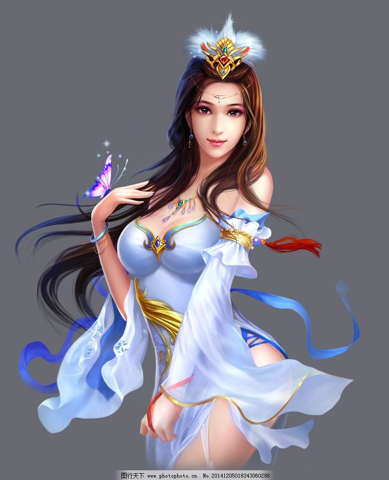 手绘美女古装游戏
