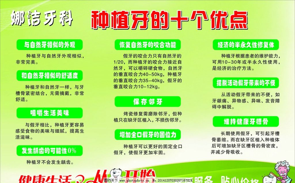 种植牙的十个优点图片