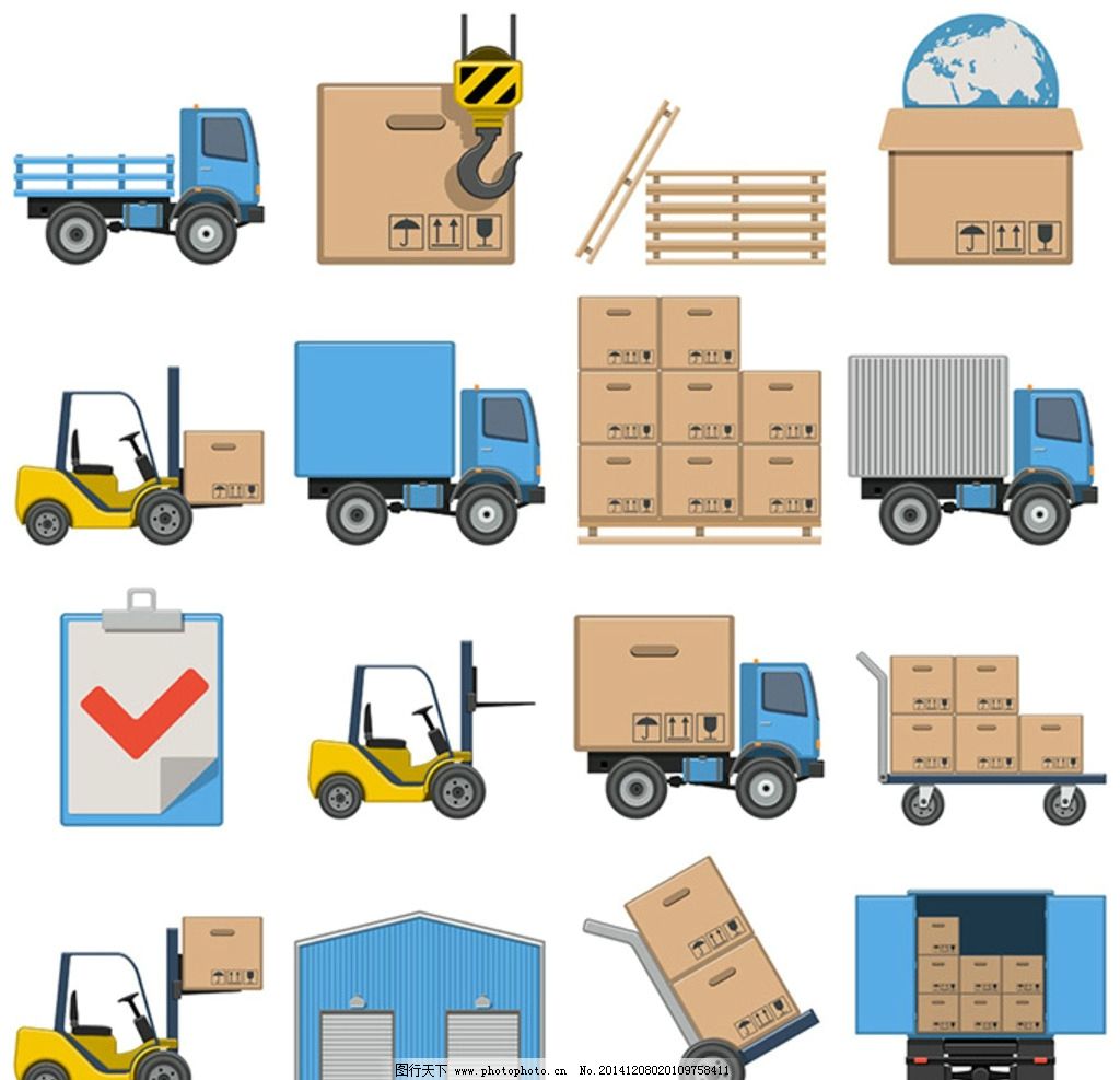 拉貨卡車, 卡車, 重卡, 大卡車向量圖案素材免費下載，PNG，EPS和AI素材下載 - Pngtree
