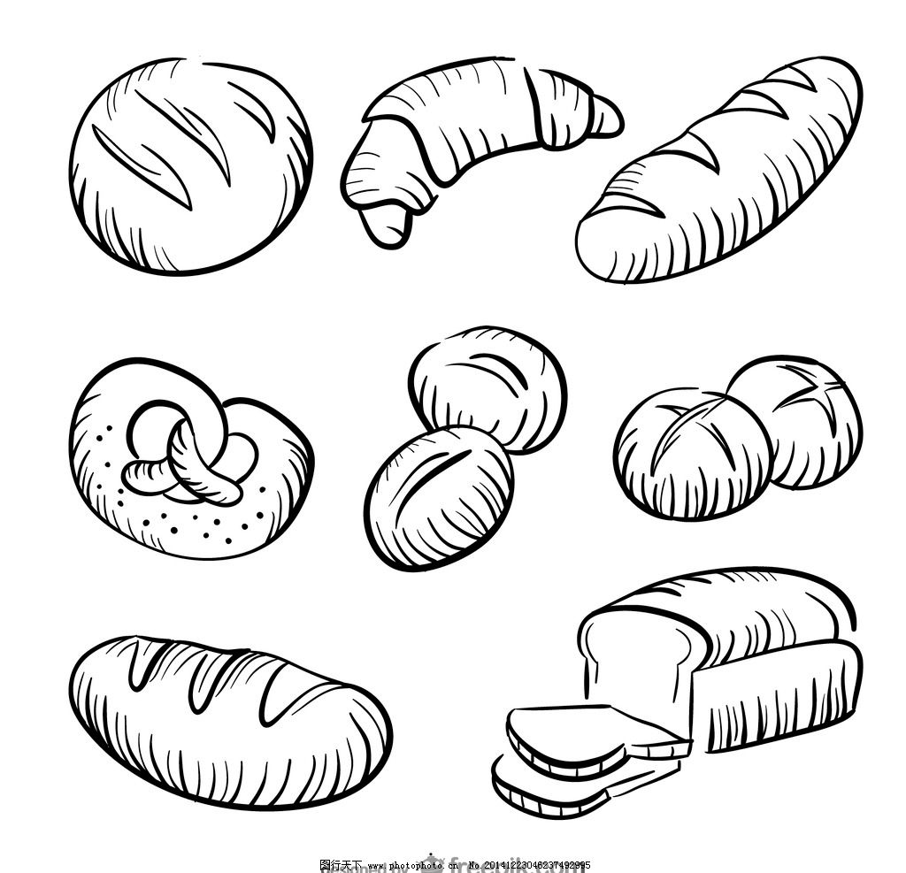 面包 矢量 诱人面包 好吃面包 矢量面包 卡通面包 插画面包 奶油面包 美味面包 各种面包 面包素材 面包切片 切片面包 长条面包 手绘 营养 美食 矢量面包素材 线条 手绘面包 设计 生活百科 餐饮美食 设计 生活百科 餐饮美食 AI