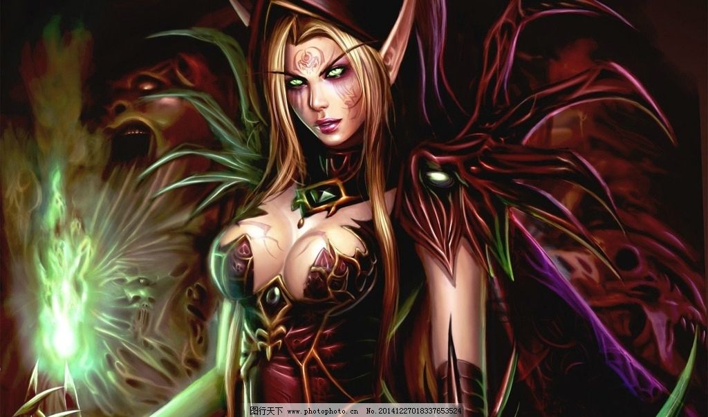 魔兽血精灵高清壁纸图片