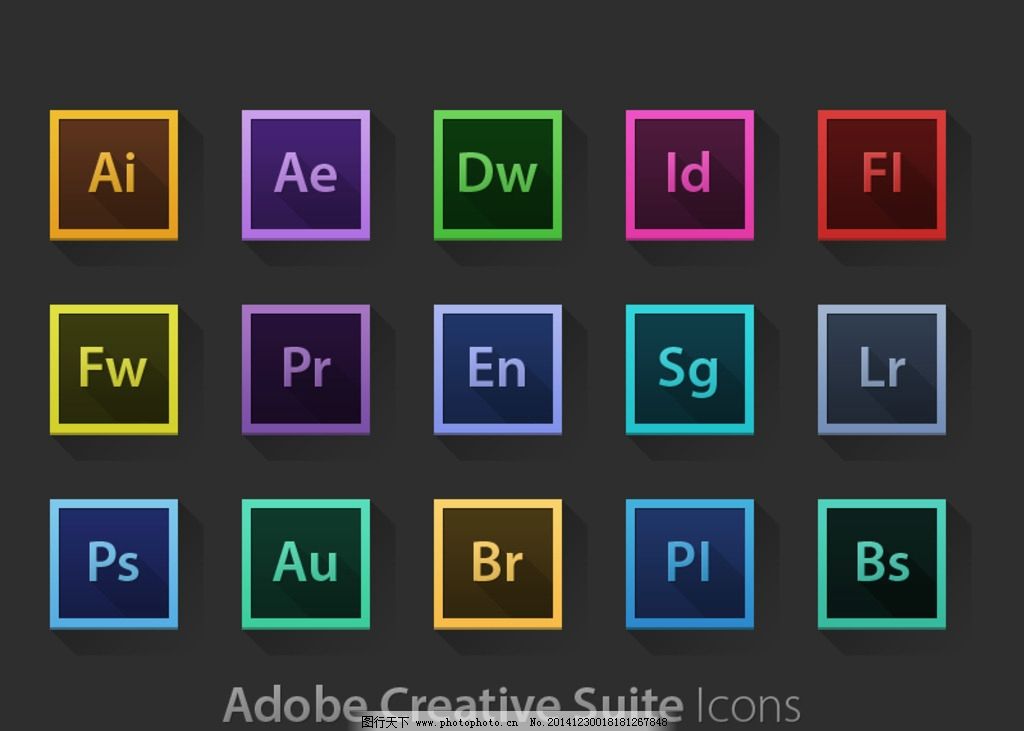 adobe图标投影软件设计立体感平面设计扁平化界面设计景观设计大师公园设计图片