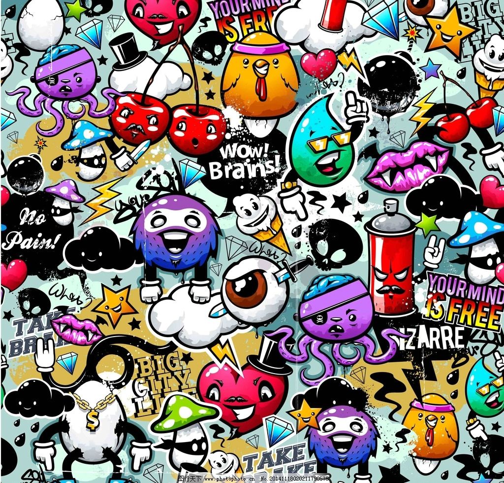 幼儿园涂鸦边框