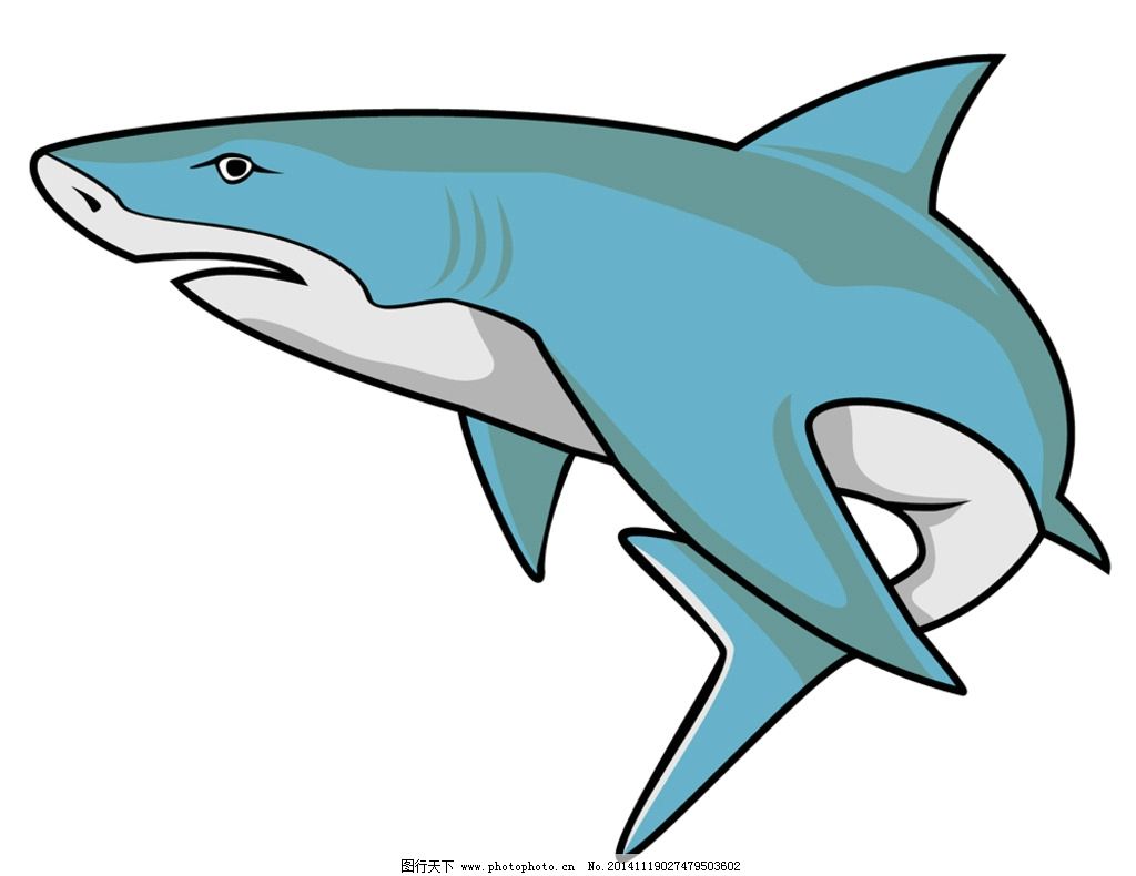 鲨鱼图片_Logo_LOGO标识-图行天下素材网